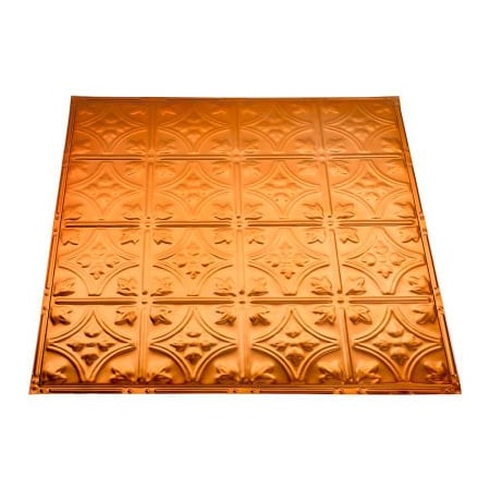 Acoustic Ceiling Products Great Lakes Tin Hamilton 2' X 2' Nail-up Tin Ceiling Tile in Copper - T52-08